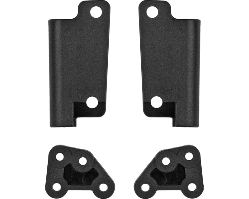 Tap to zoom RC10GT Rear Arm And Shock Mounts Black