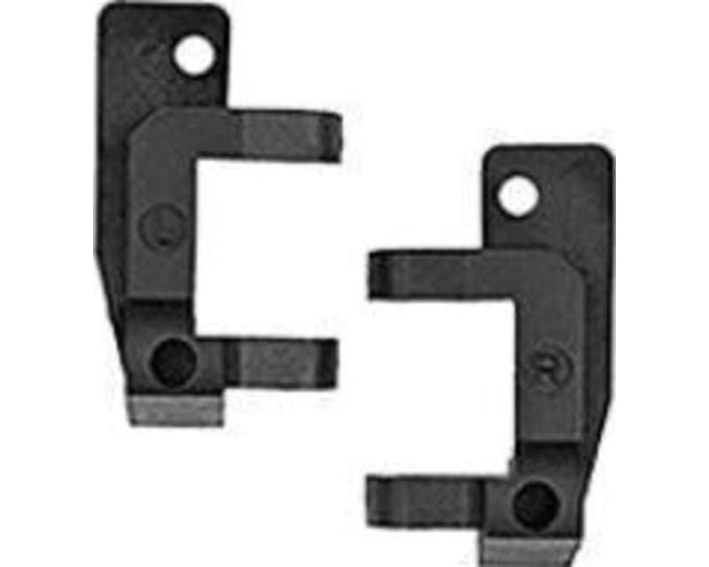 RC10 Front Caster Blocks 30 Deg Black