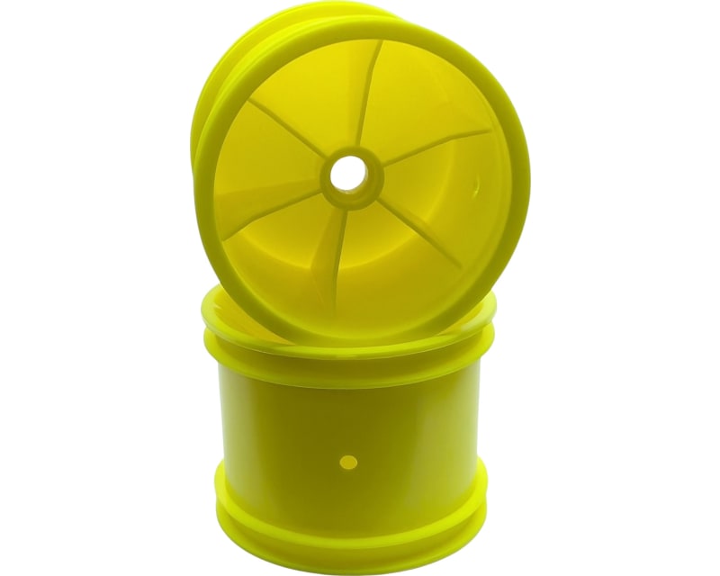 Truck Front Wheels Yellow 3/8 inch bearing mount - no hex
