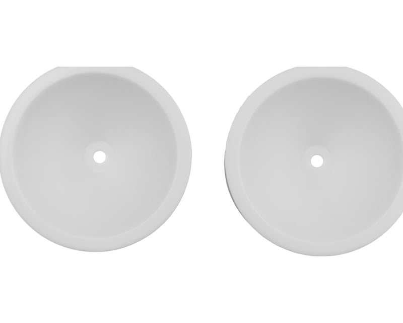 2.2 inch Truck Rear Wheels White - pin drive - no hex