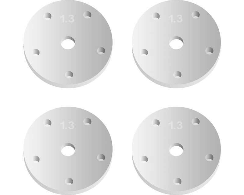 FT 16mm Shock Piston 5x1.3mm flat