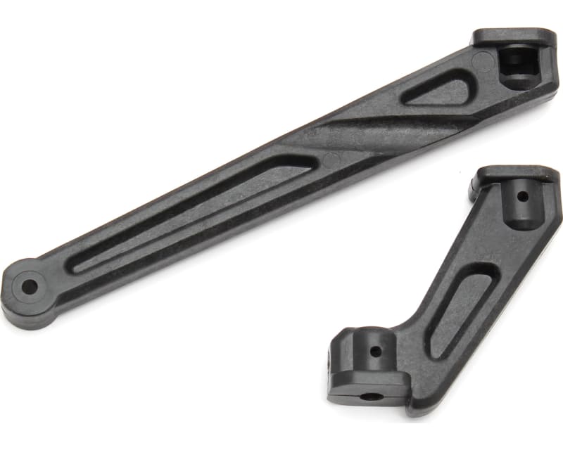 Tap to zoom RC8B3 Chassis Braces short (front and rear)