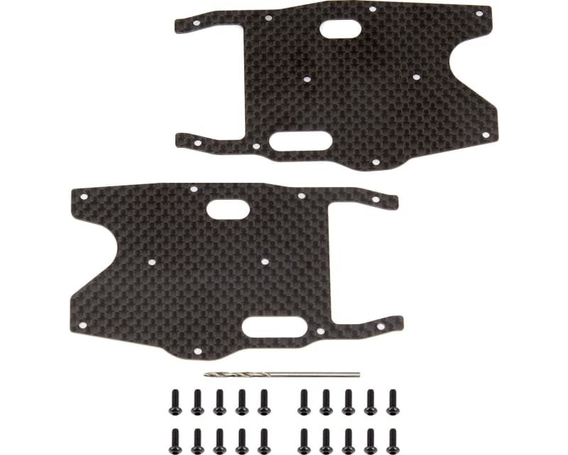 RC8B3.1 FT Graphite Arm Stiffeners rear