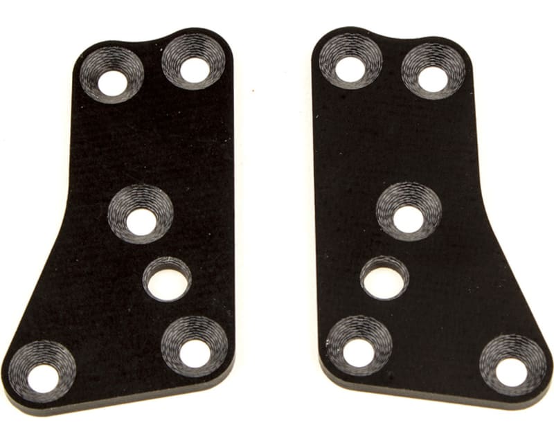 Rc8b3.2 Factory Team Upper Suspension Arm Inserts G10 Front Up photo