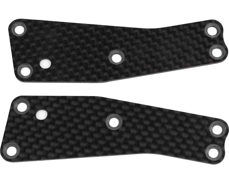 Tap to zoom RC8T3.2 Front Upper Sspnsn Arm Inserts 1.2mm CF