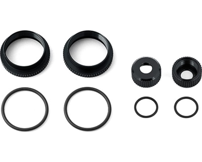 16mm Shock Collar and Seal Retainer Set black