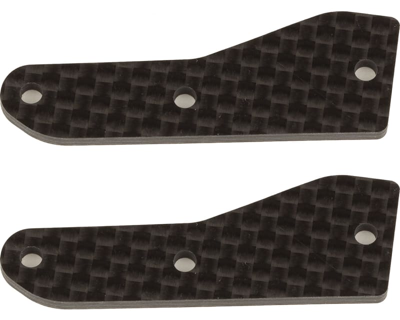 Rc8B4 Ft Front Upper Suspension Arm Inserts Carbon Fiber 2mm