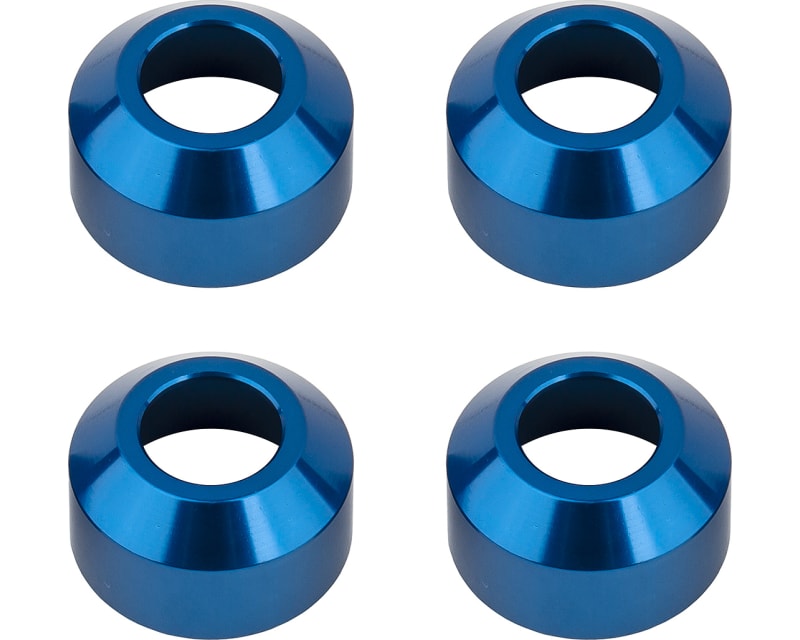 RC8B4 FT CVA Axle Sleeves Blue Aluminum
