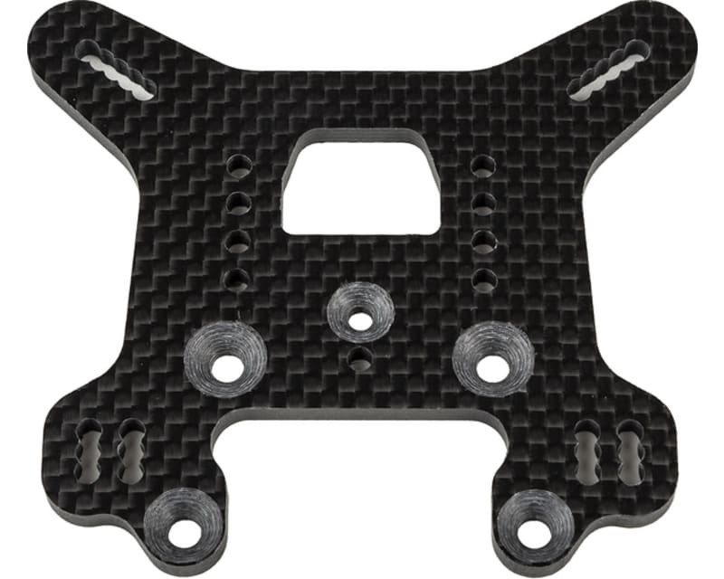 Rc8B4.1 Ft Rear Shock Tower 36.5 Carbon Fiber