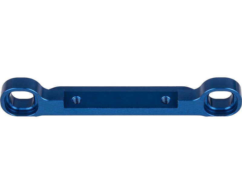 RC8B4.1 Upper Link Mount angled blue aluminum