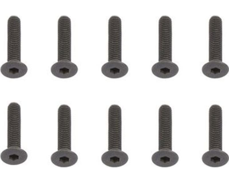 M3x14mm FHCS Flat Head Cap Screws (10)