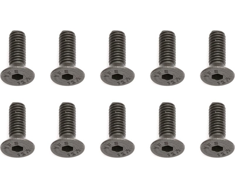 Flat Head Cap Screw M4x12mm (10)