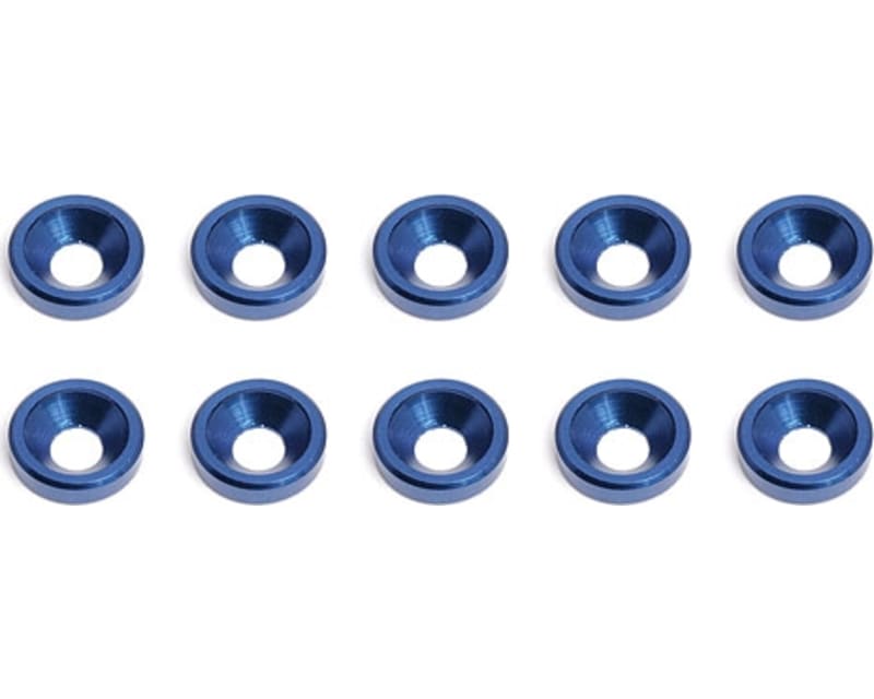 Countersunk Washer Blue (10)