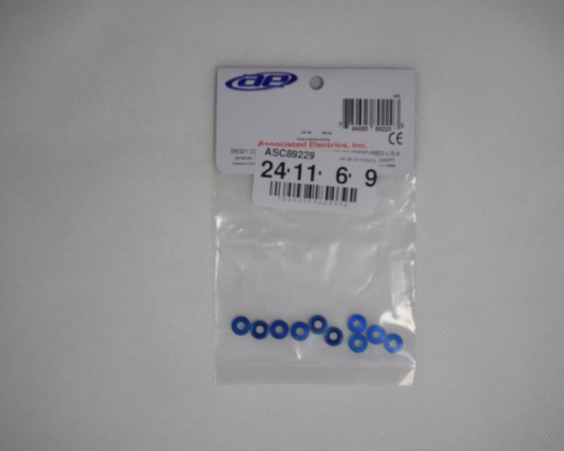 Countersunk Washer Blue (10)