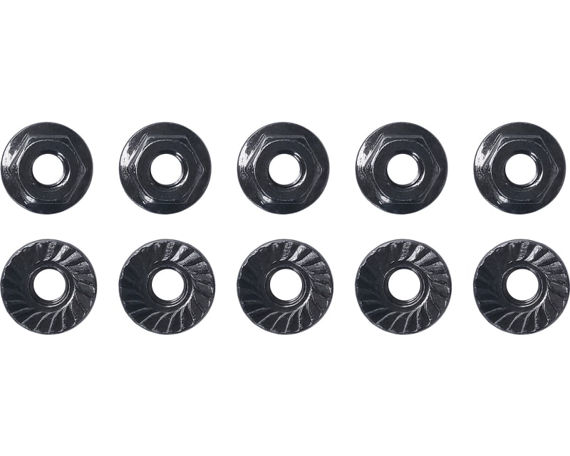 M4 Low Profile Serrated Steel Wheel Nuts