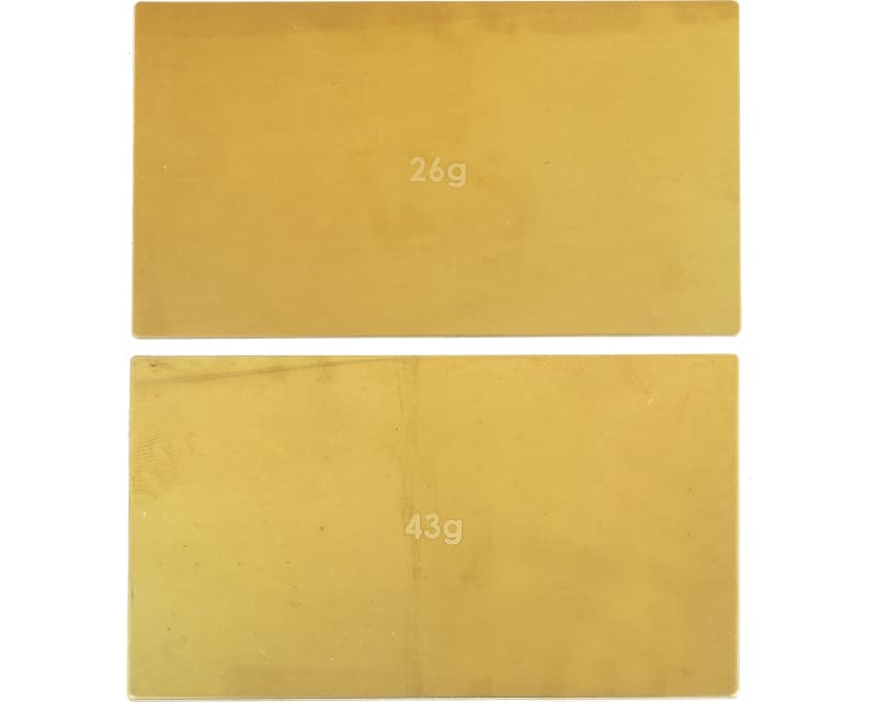 Brass Under Battery Weights B6