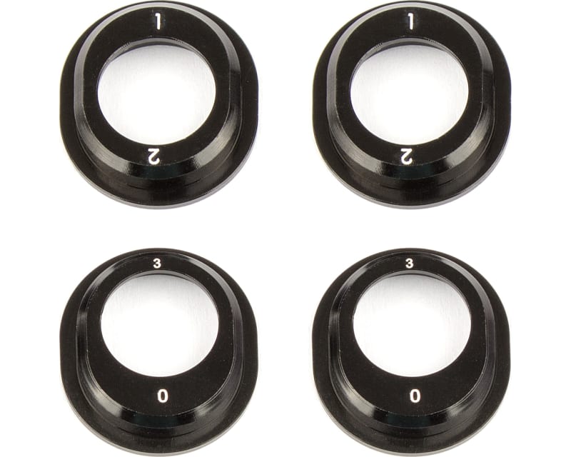 B6.1 Aluminum Differential Height Inserts black