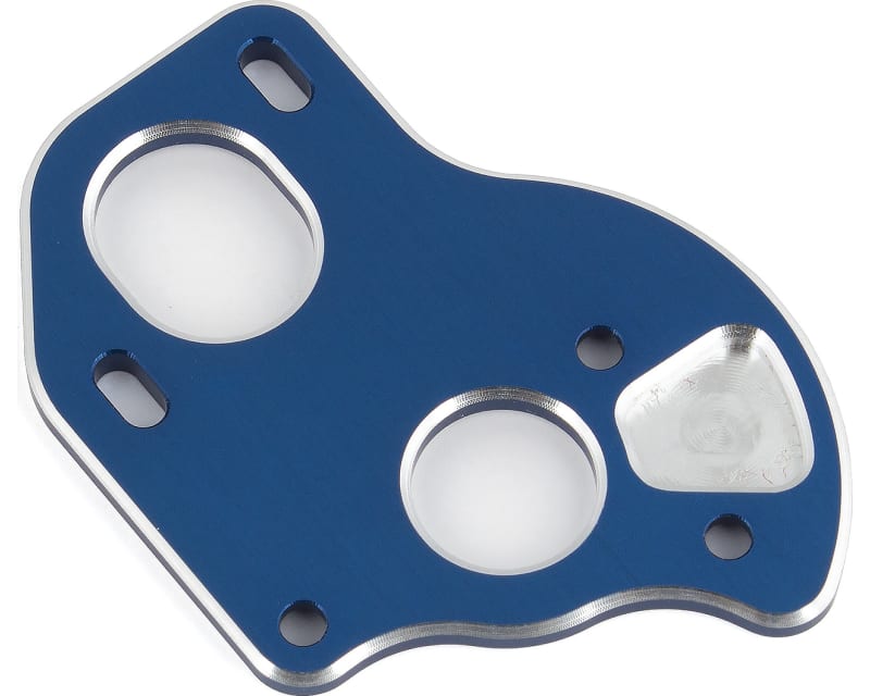B6.1 Laydown/Layback Motor Plate blue aluminum