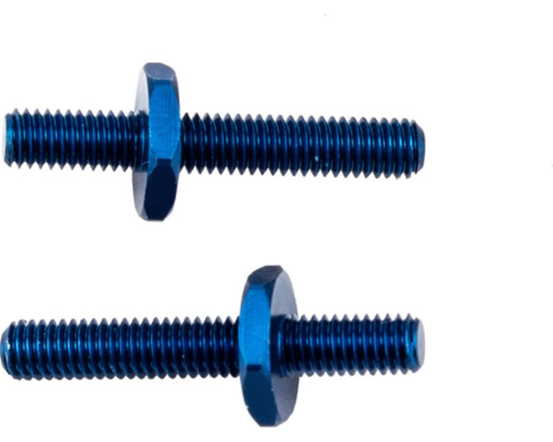 Tap to zoom RC10b6.3 Factory Team Aluminum Battery Strap Shoulder Screw Blu