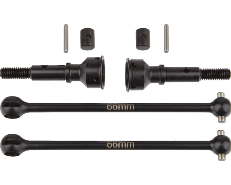 RC10B74.1 Rear CVA Set 66mm