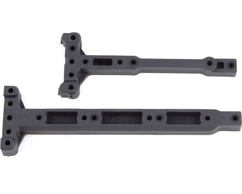 Tap to zoom RC10b74 Factory Team Chassis Braces Carbon Fiber