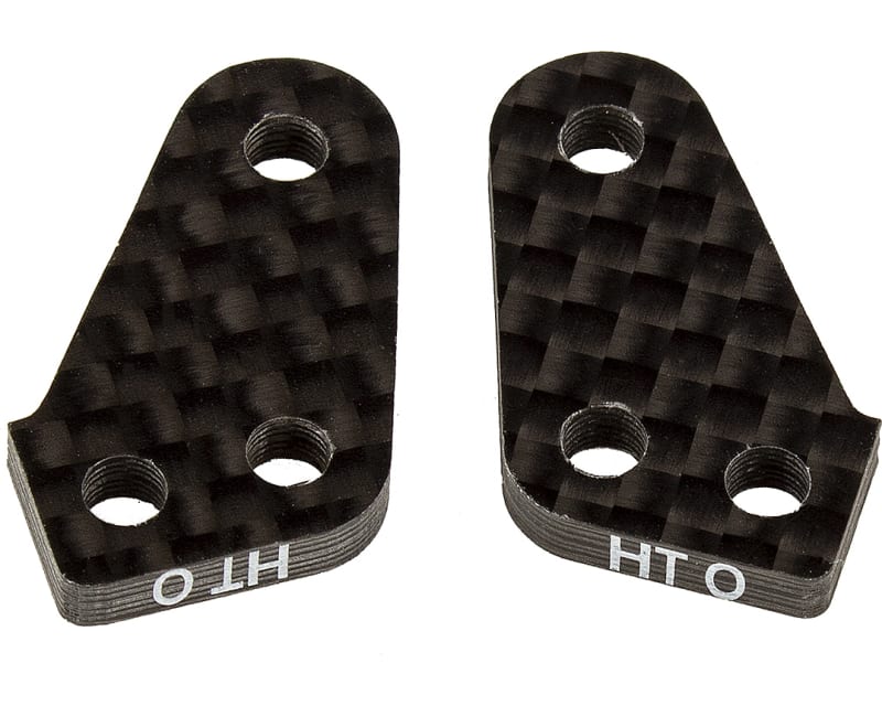 RC10B74 FT Steering Block Arms HT 0 carbon fiber