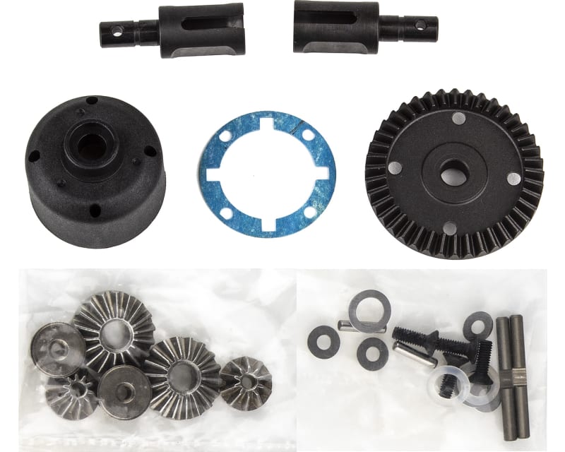 RC10B74.1 LTC Differential Set front and rear
