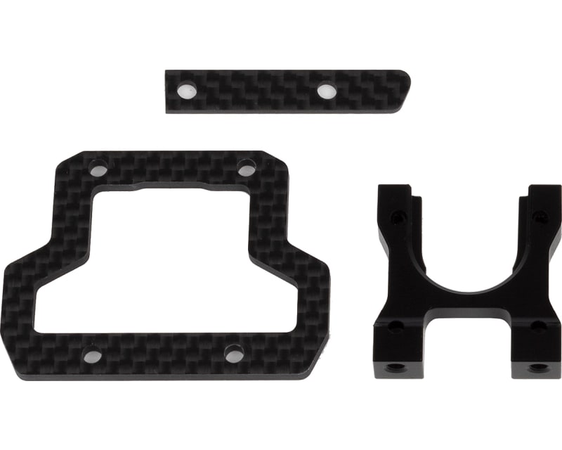 RC10B74.2 Center Bulkhead and Brace Set Decoupled Slipper