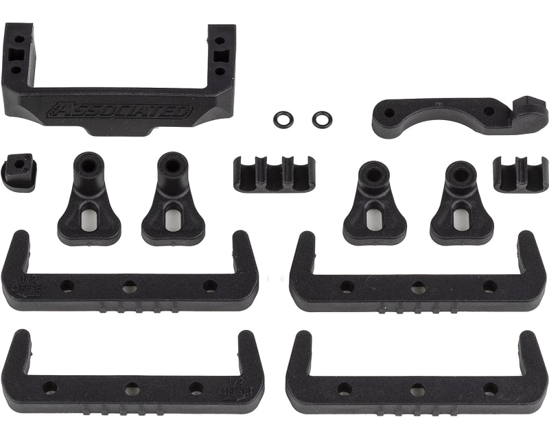 RC10b7 Battery Mount Fan Mount Servo Mount