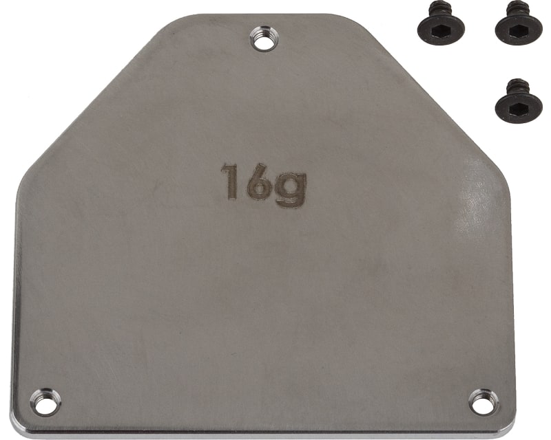 RC10B7 FT Steel Servo Weight Plate 16g photo