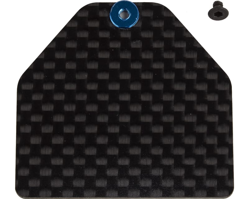 RC10B7 FT Carbon Fiber Servo Weight Plate 4g