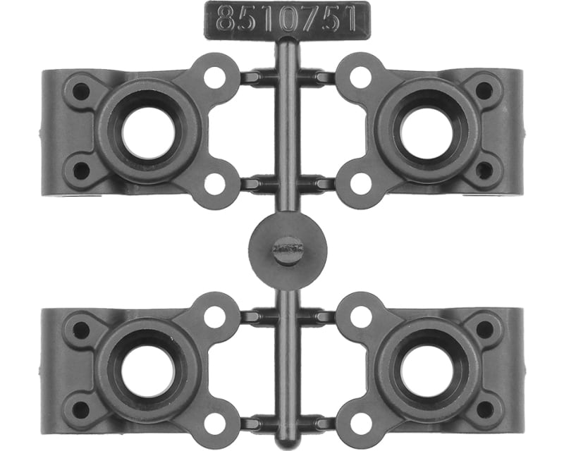 RC10B7 FT Carbon Rear Hub Set -4mm Offset