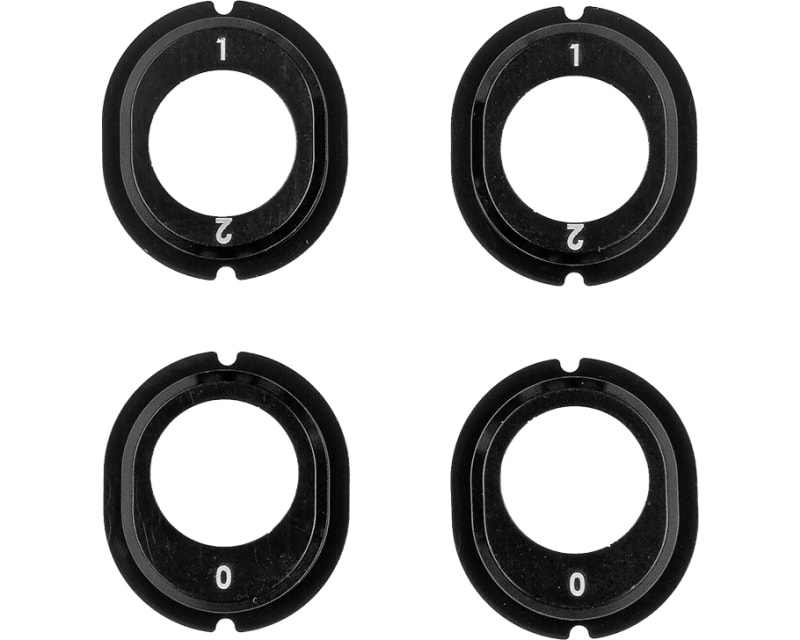 RC10B7 FT Aluminum Differential Height Inserts Notched