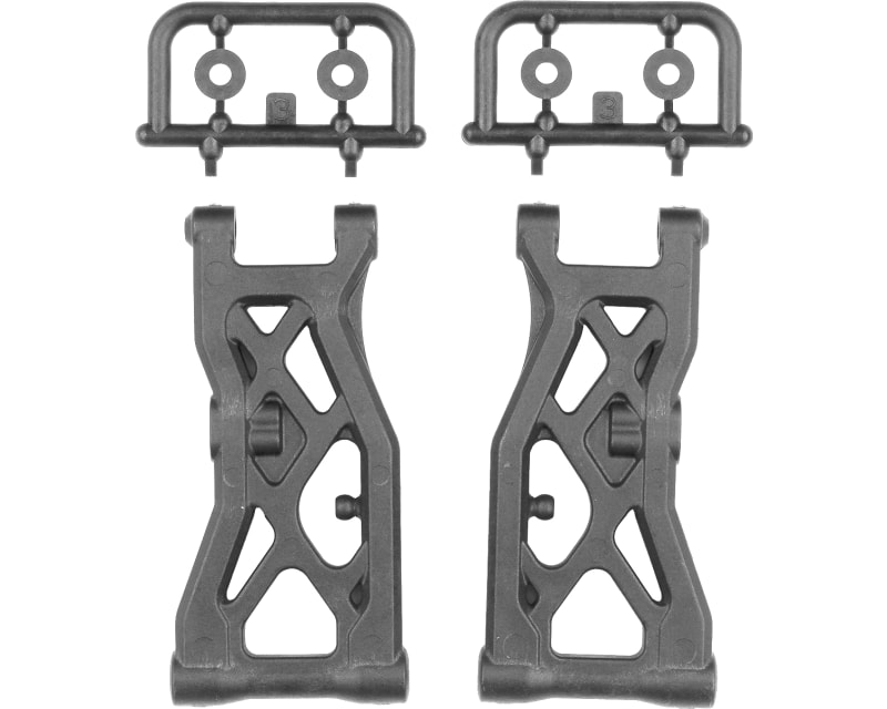 RC10B84 FT Carbon Front Suspension Arms 73mm