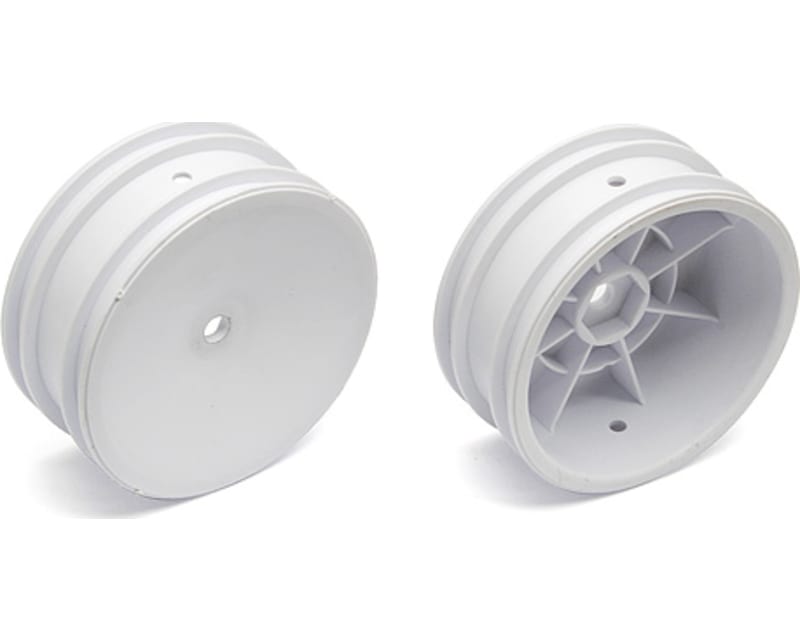 Buggy Front Hex Wheels 2.2 in/12 mm white