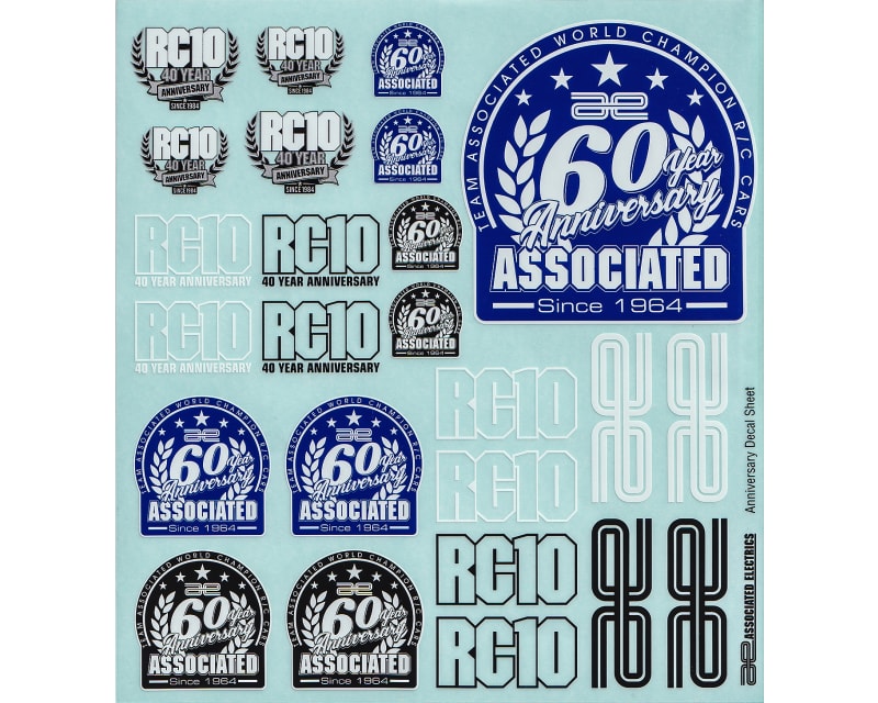 Anniversary Decal Sheet