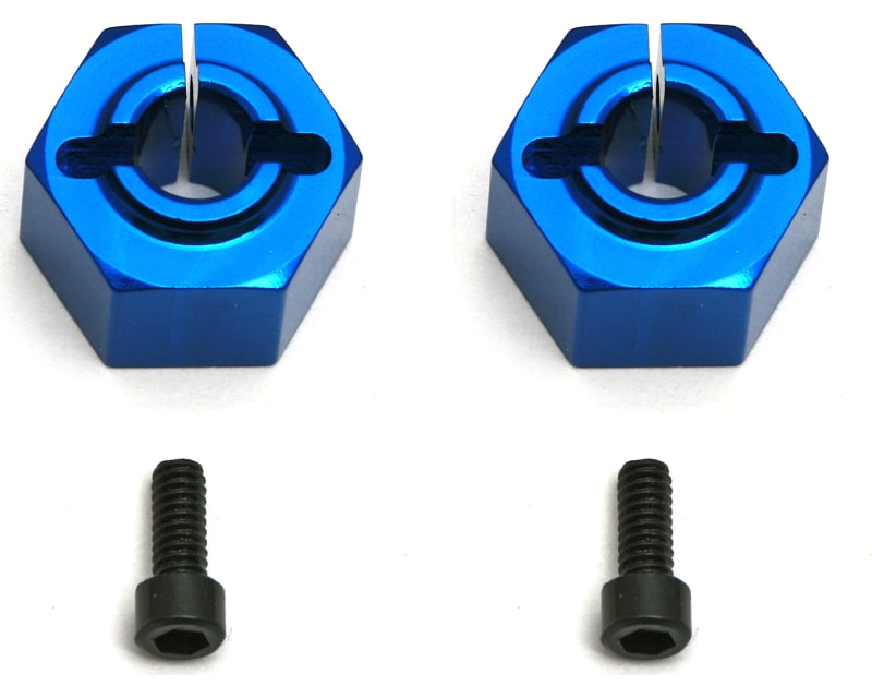 Tap to zoom Aluminum Clamping Wheel Hex 12mm Rear SC10 (2)