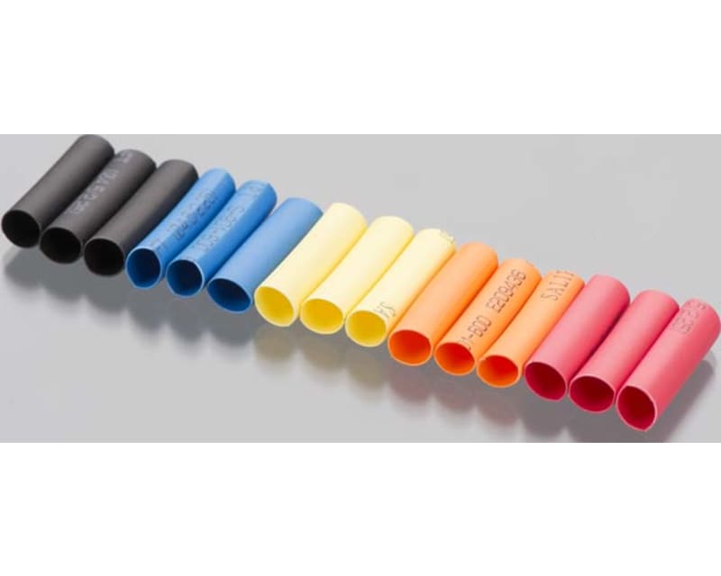 Shrink Tubing 15 Pieces (3 Pieces/Color)