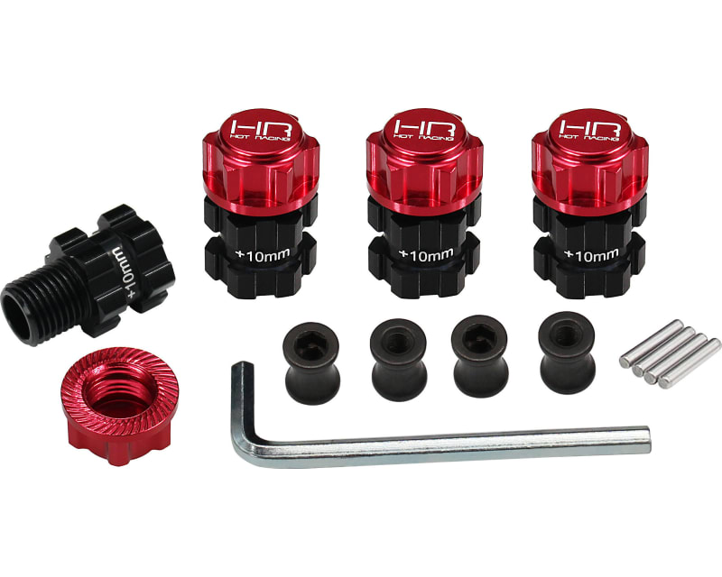 Aluminum Heavy Duty 17mm Hex Hubs 10mm Offset Arrma 1:10 4x4