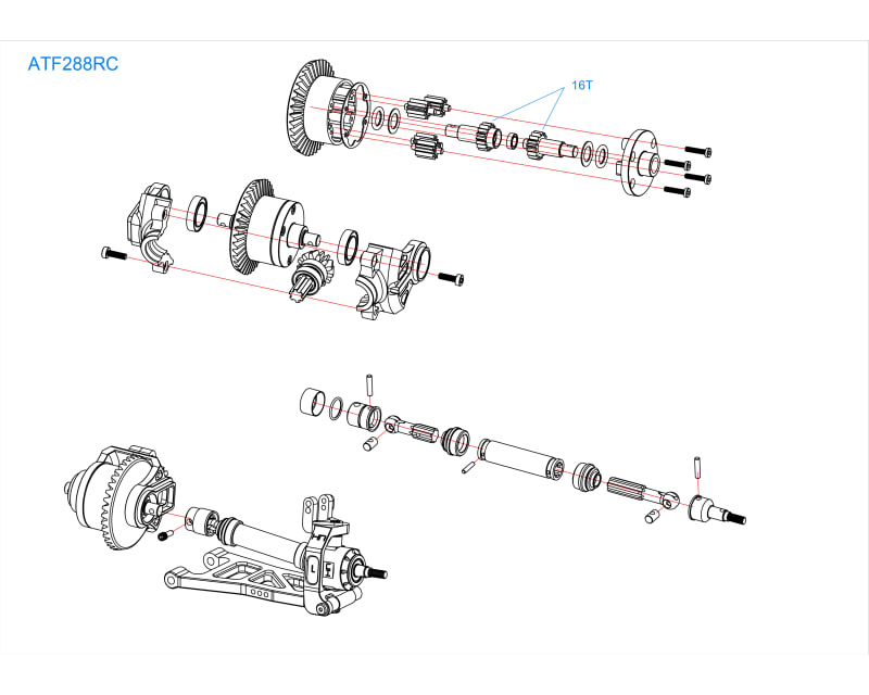 HP Cv 45mm Splined Driveshafts Arrma 1:10