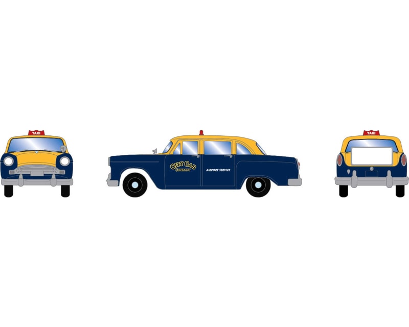 HO RTR 1950s Taxi City Cab Company