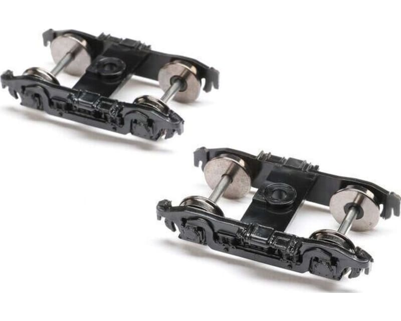 HO Truck 4-Wheel Passenger/Black 36 Metal wheel(2)