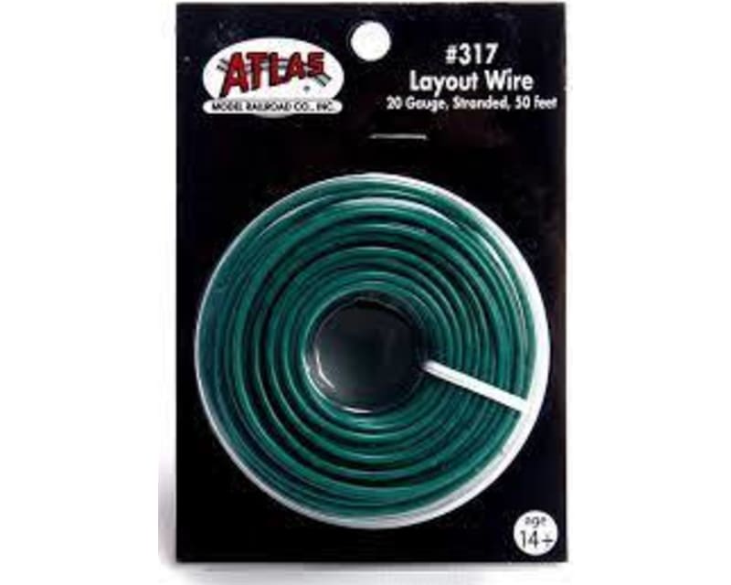 Green Wire Stranded #20 AWG; 50' Spool