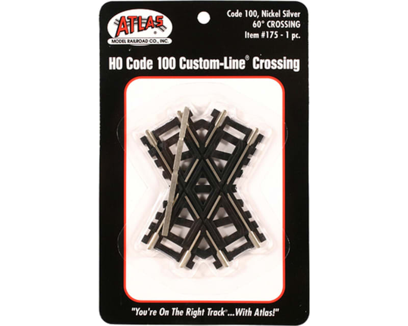 Ho Code 100 60-Degree Custom Crossing