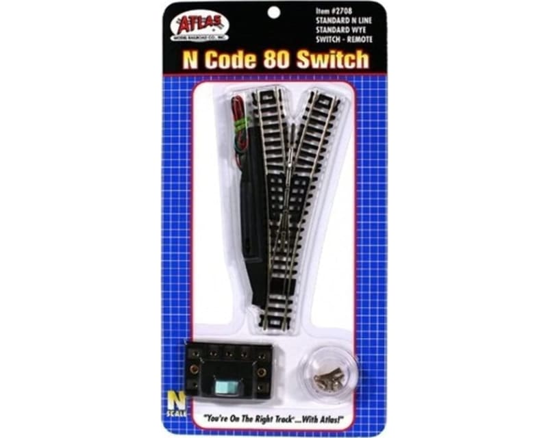 N Code 80 Remote Wye Turnout