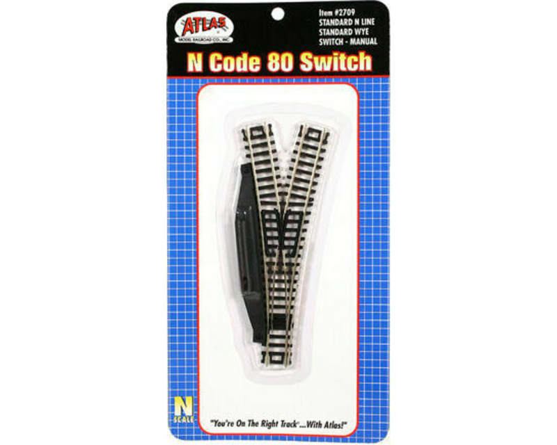 N Code 80 Manual Wye Turnout