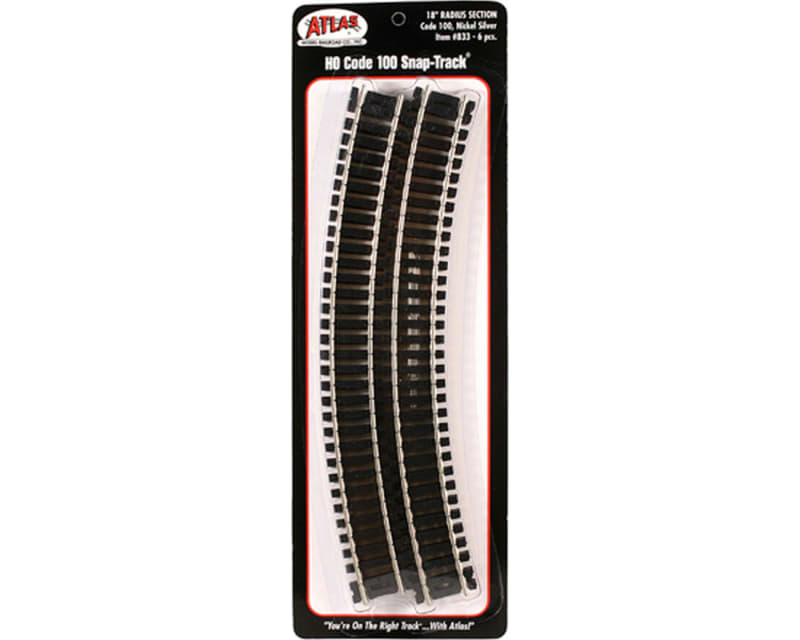 HO C100 18 Radius Curve (6) photo