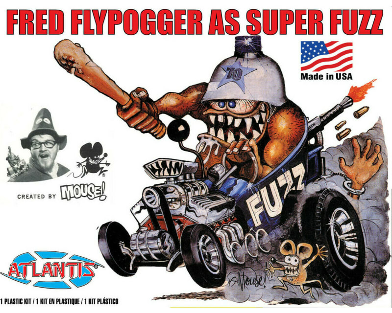 Fred Flypogger as Superfuzz (No Decals) Plastic Model Kit