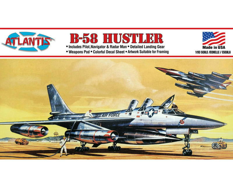 1/93 Convair B-58 Hustler Jet Plastic Model Kit