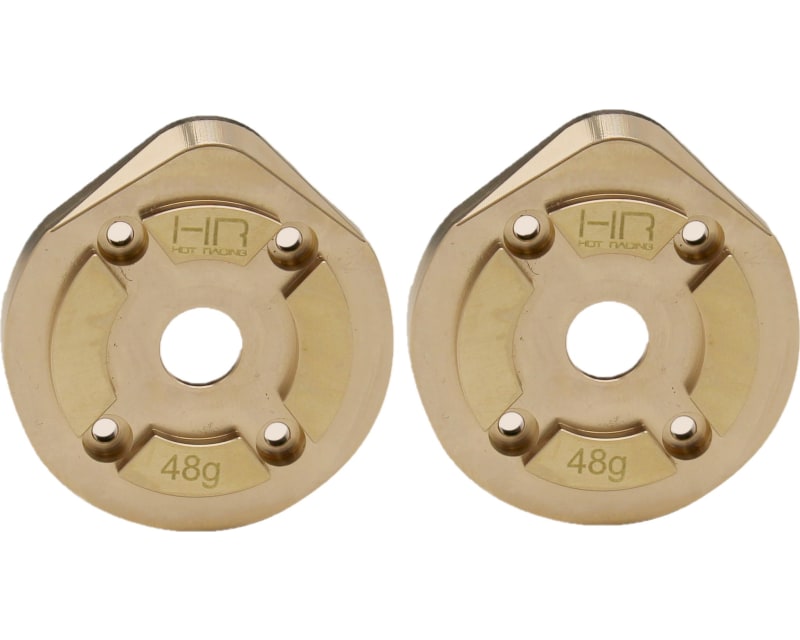48g Brass Currie F9 Portal Knuckle Caps: UTB SCX 3